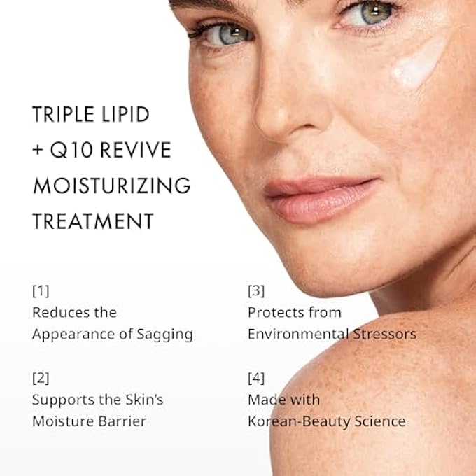 depology TRIPLE LIPID+Q10 FACIAL MOISTURIZER | DAILY FACE CREAM WITH CERAMIDES AND NIACINAMIDE FOR ALL SKIN TYPES | HYDRATING FACE MOISTURIZER TARGETS SIGNS OF SKIN STRESS | 1.69 FL OZ - Image 2